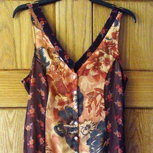 Women Sundress sleeveless ankle length sz S  NWOT